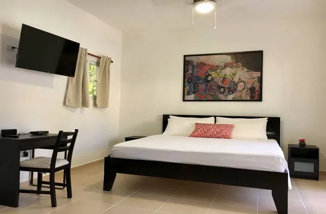 Hotel Coral Blanco Sosua habitacion 1 grande cama